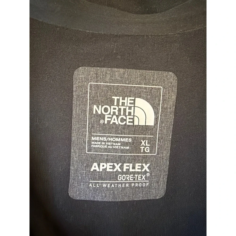 The North Face Apex Flex GTX Gore-Tex Jacket Gray Men XL Waterproof Rain Shell